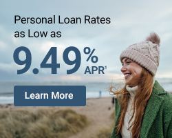 Personal Loan Rates as low as 9.49% APR(1) - Learn More