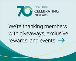 70th Anniversary Navigation Banner
