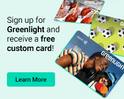 June 2026 Greenlight custom card promo ad