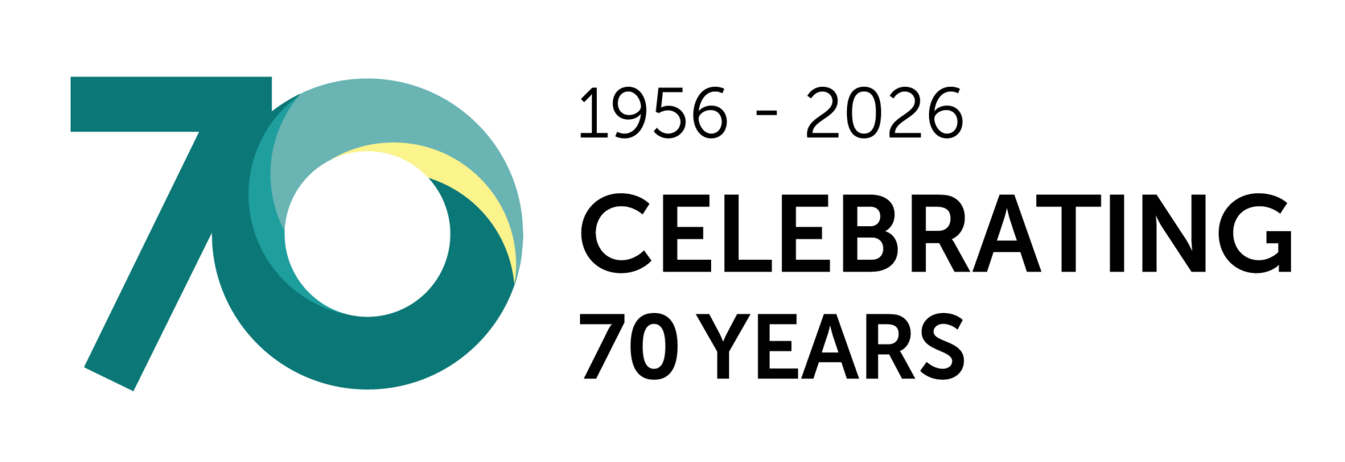 dupage credit union 70th anniversary logo