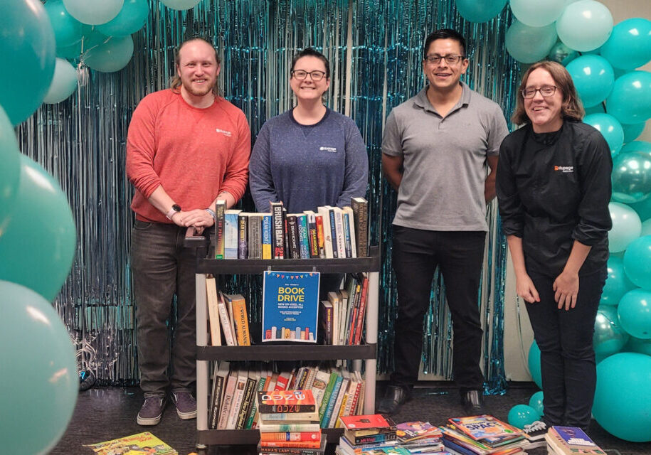 Book drive team